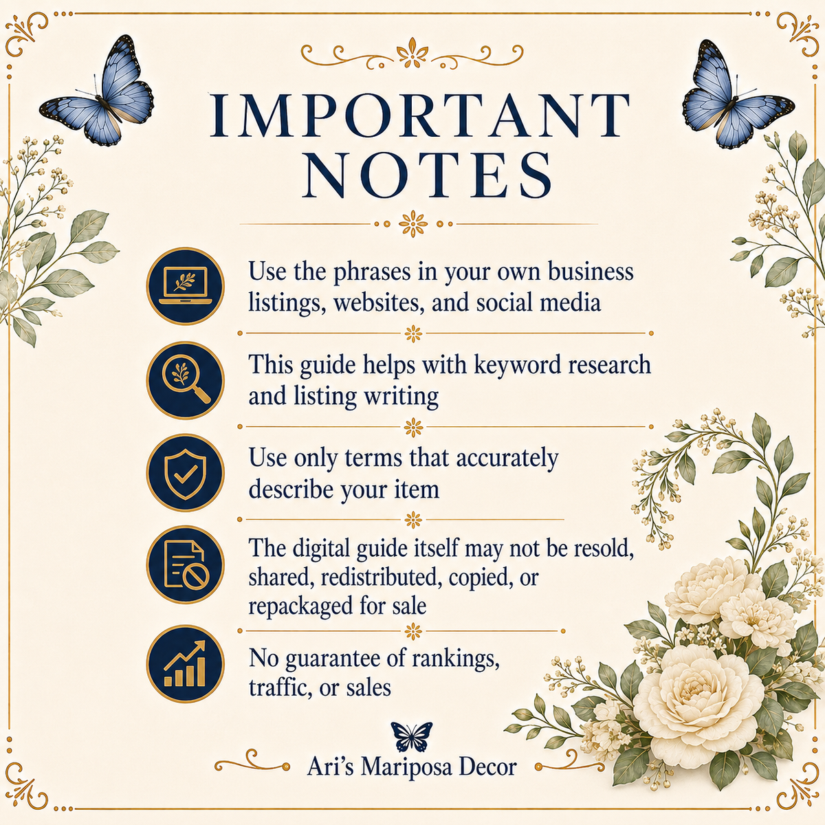 Wreath & Floral Designers Search Words & Phrases | Keyword Guide for Wreath Makers, Floral Designers & Decor Sellers