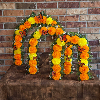 Marigold Arch - Medium | Arco de cempasúchil para altar de muertos