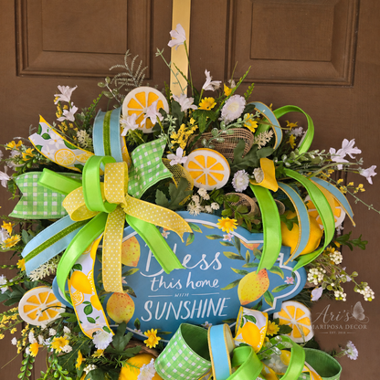 Sunshine Blessings Lemon Wreath