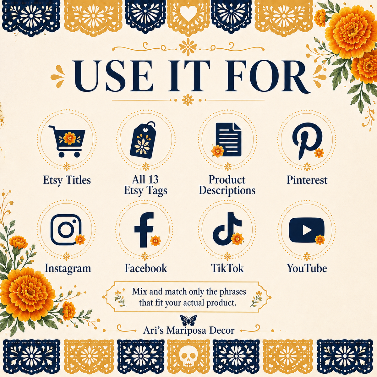 Día de los Muertos Traditions & Symbolism Guide SEO Keyword Phrases for Crafters